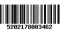 Código de Barras 5202178003462