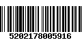 Código de Barras 5202178005916