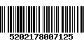 Código de Barras 5202178007125