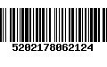 Código de Barras 5202178062124