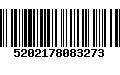 Código de Barras 5202178083273