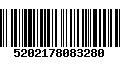 Código de Barras 5202178083280