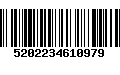 Código de Barras 5202234610979