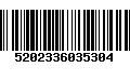 Código de Barras 5202336035304