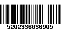 Código de Barras 5202336036905