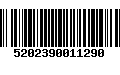 Código de Barras 5202390011290