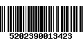 Código de Barras 5202390013423