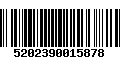 Código de Barras 5202390015878