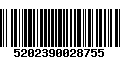 Código de Barras 5202390028755