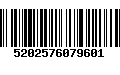 Código de Barras 5202576079601