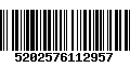 Código de Barras 5202576112957
