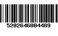 Código de Barras 5202646004489