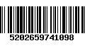 Código de Barras 5202659741098