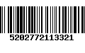 Código de Barras 5202772113321