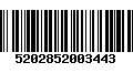 Código de Barras 5202852003443