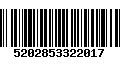 Código de Barras 5202853322017