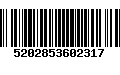 Código de Barras 5202853602317