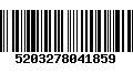 Código de Barras 5203278041859