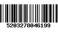 Código de Barras 5203278046199