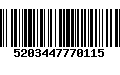 Código de Barras 5203447770115