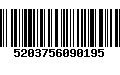 Código de Barras 5203756090195