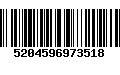 Código de Barras 5204596973518