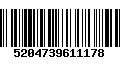 Código de Barras 5204739611178