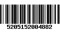 Código de Barras 5205152004882