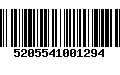 Código de Barras 5205541001294