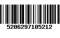 Código de Barras 5206297105212