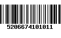 Código de Barras 5206674101011