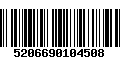 Código de Barras 5206690104508