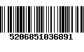 Código de Barras 5206851036891