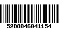 Código de Barras 5208046041154