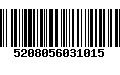 Código de Barras 5208056031015