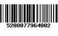 Código de Barras 5208077964002