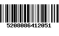 Código de Barras 5208086412051