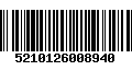 Código de Barras 5210126008940