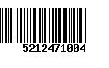 Código de Barras 5212471004