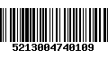 Código de Barras 5213004740109