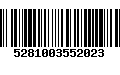 Código de Barras 5281003552023