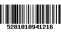 Código de Barras 5281010941216