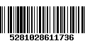 Código de Barras 5281028611736