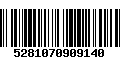 Código de Barras 5281070909140