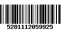 Código de Barras 5281112059925