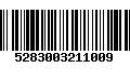 Código de Barras 5283003211009