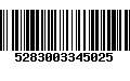 Código de Barras 5283003345025