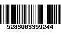 Código de Barras 5283003359244