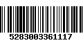 Código de Barras 5283003361117