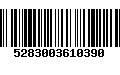 Código de Barras 5283003610390